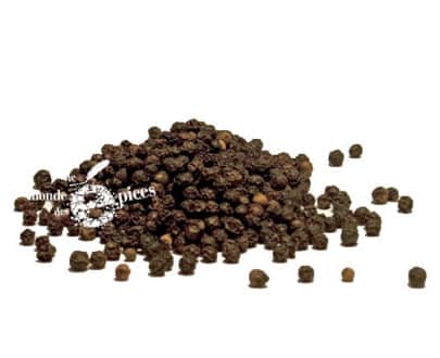 Poivre noir Bio en grain entier - Origine malabar - vendu par 200g ou kg