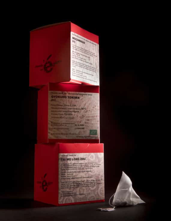 Assortiment Thé d'exception avec carte menu