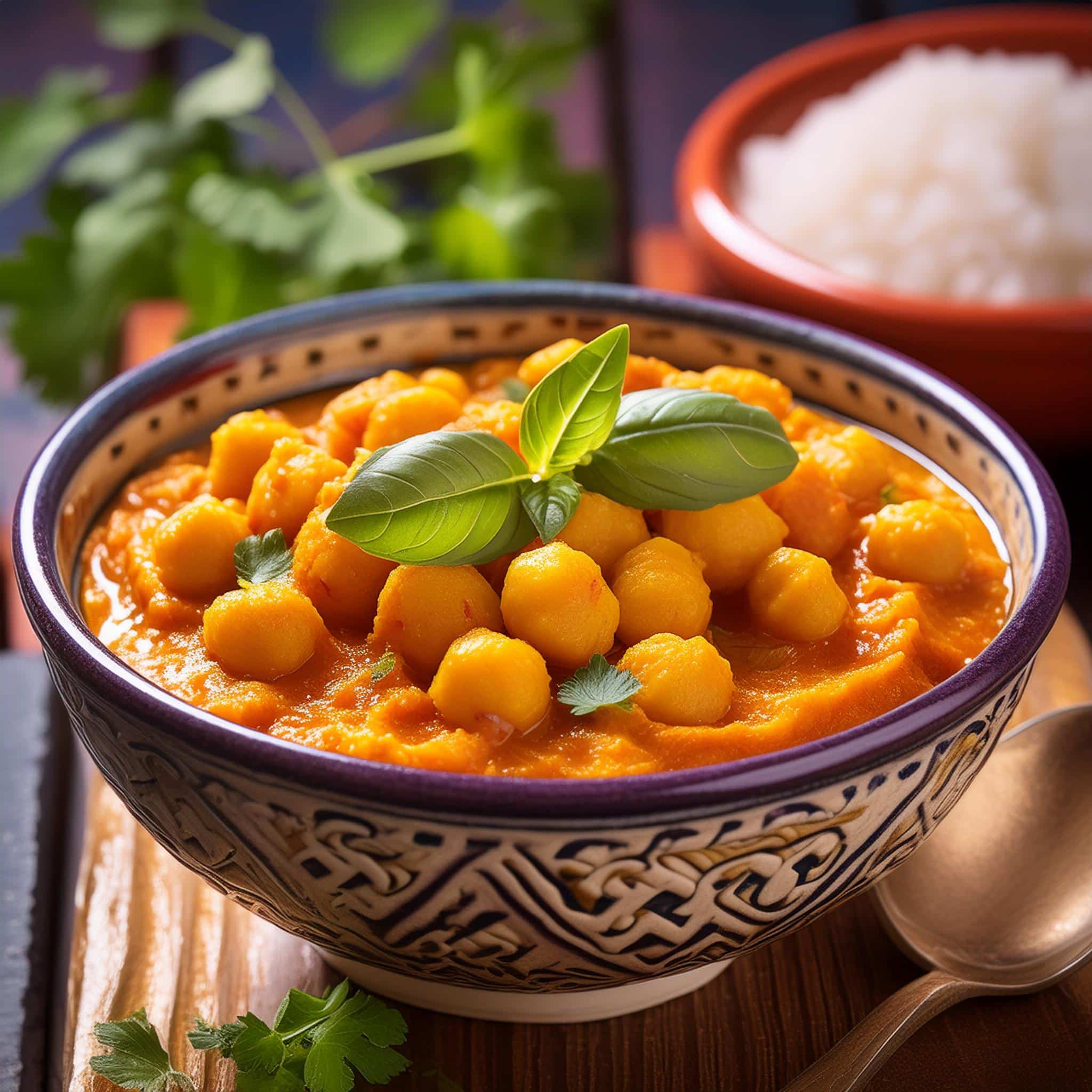Un curry de pois chiches
