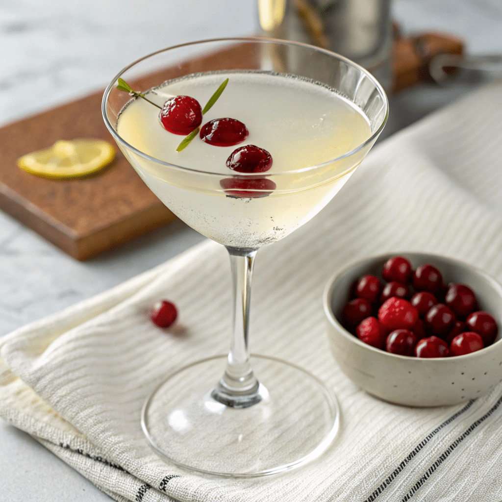 Un cocktail à base de thé blanc