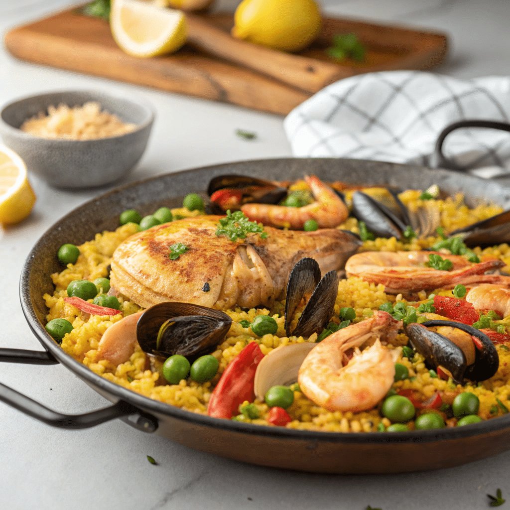 Une paella