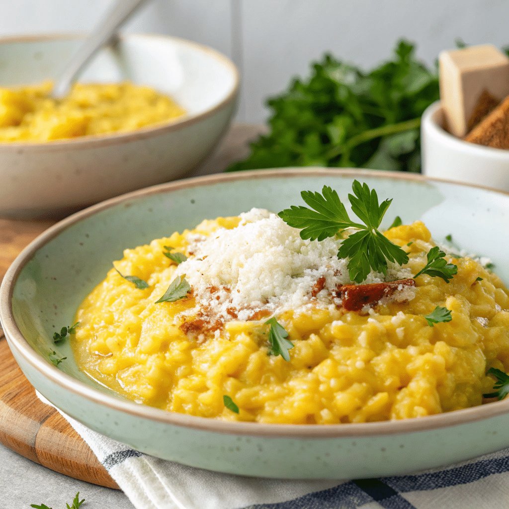 Un riz au safran italien