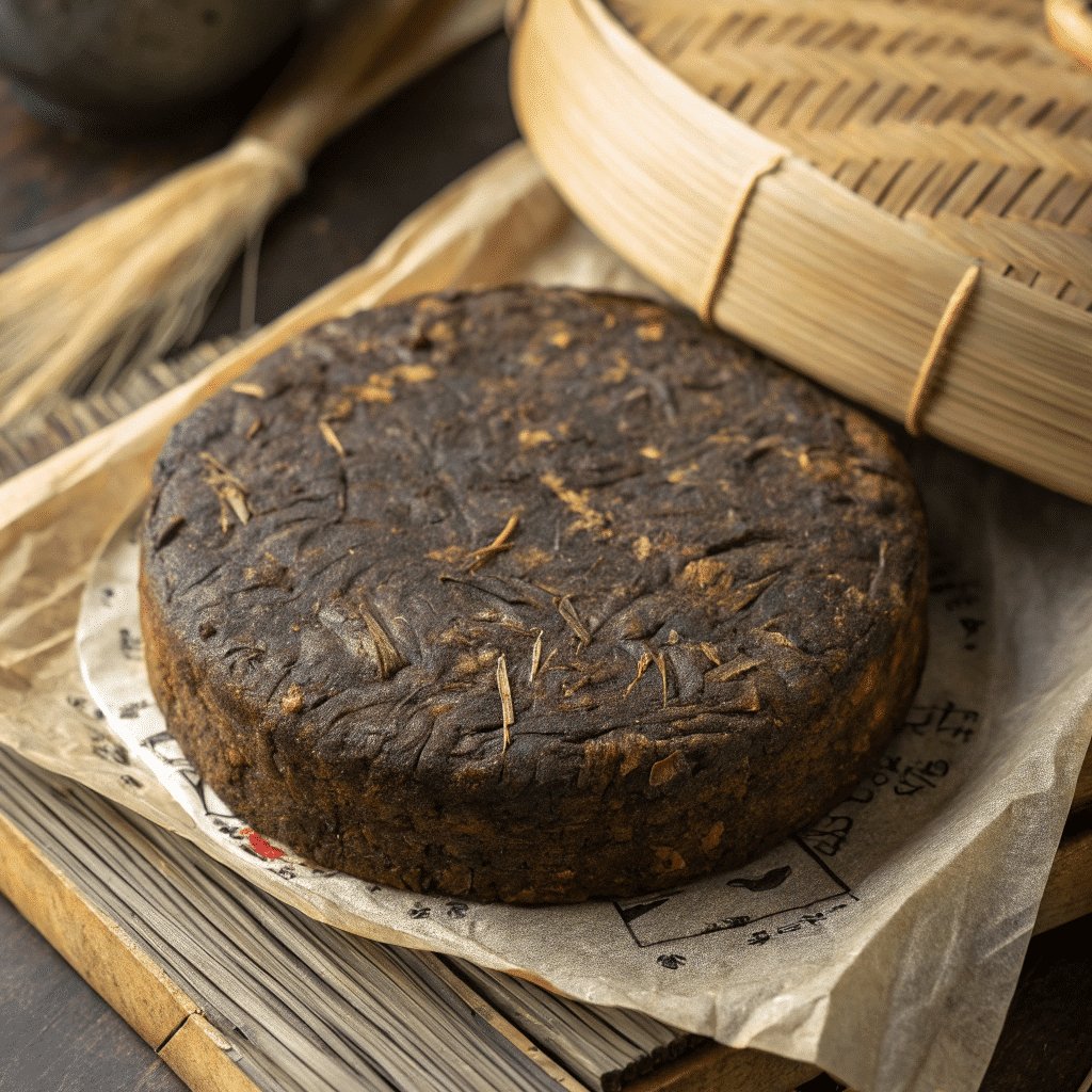 Un pu-erh cake
