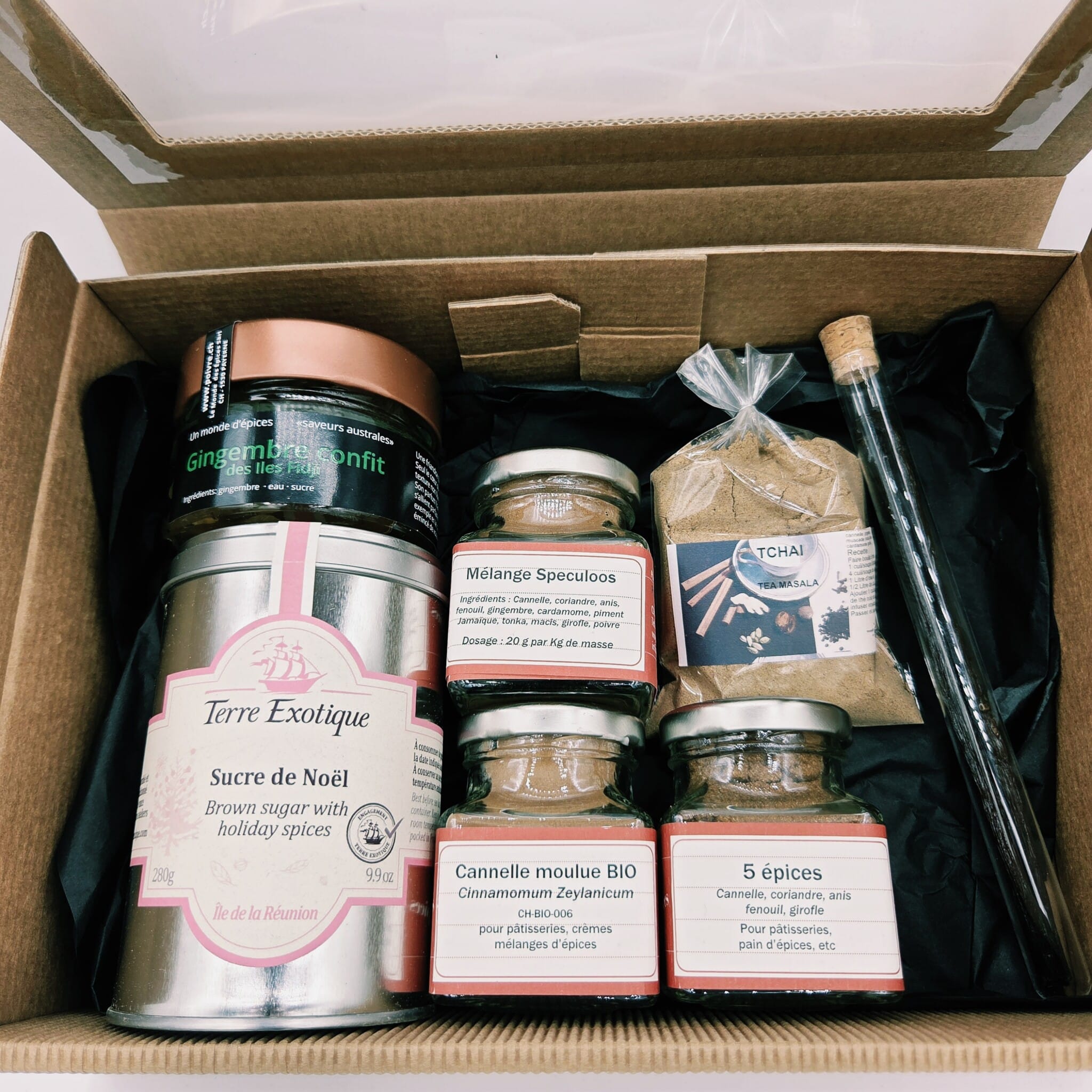 Coffret pâtisseries et épices douces