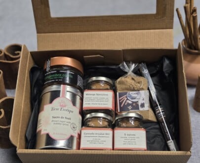 Coffret pâtisseries et épices douces